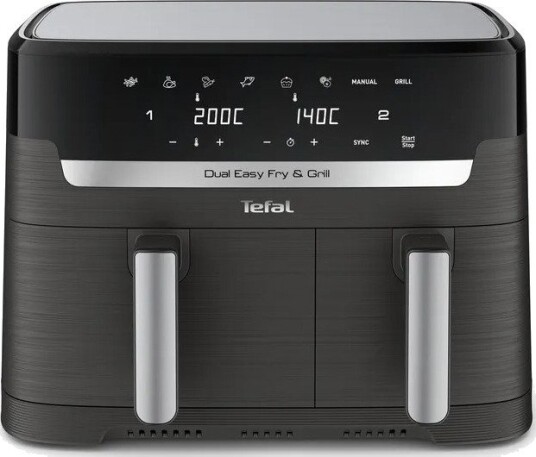 Tefal Dual Easy Fry & Grill 8,3L Airfryer 2700W Svart