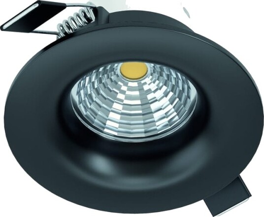 Innfelt lampe Saliceto Stel 88 mm 2700K - Sort