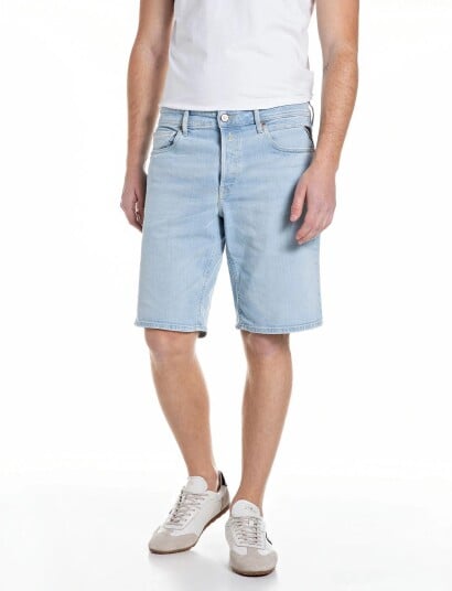 Replay Grover Short Shorts Straight 573 Eco Plus Blue 31 Replay Grover Short Shorts Straight 573 Eco Plus Blue 31