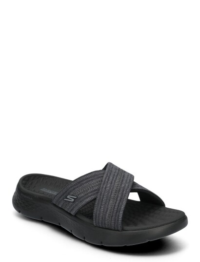 Skechers Go Walk Flex Sandal   Impress   Black   36