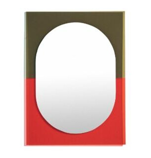 Petite Friture Wander Speil 67x90 Vermilion/khaki
