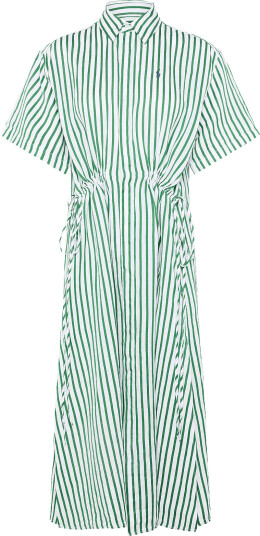 Polo Ralph Lauren Yd Linen/Cotton Wvn Dresses Green 38