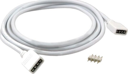 5 meter RGB kabel med 4 pinners 12V / 24V 5 meter RGB kabel med 4 pinners 12V / 24V