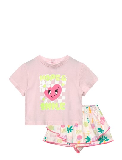 Billieblush T Shirt+Shorts Pink 86 Billieblush T Shirt+Shorts Pink 86