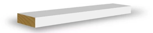 Th7140 15x69xmm Glattkant Klassisk Hvit 4,4m bnt52,8
