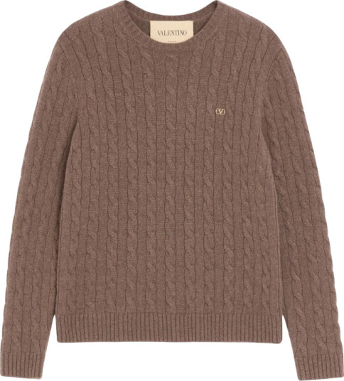 Valentino Herre Strikkevarer Brun M, Valentino Herre Strikkevarer Brun M,