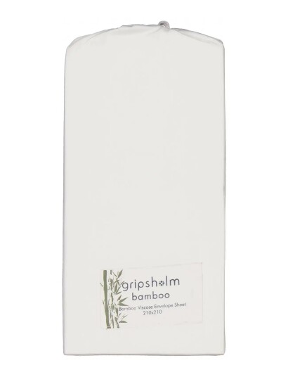 Gripsholm Envelope Sheet Bamboo 210X210Cm White 210X210 Cm White 210X210CM