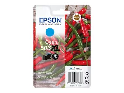 Epson 503XL - cyan - original - ink cartridge - Blekkpatron Blå