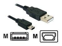 Delock USB-kabel - USB til mini-USB type B - 70 cm