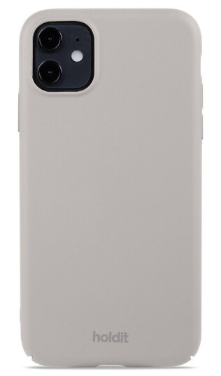 Holdit iPhone 11 / XR Slim Plast Deksel - Taupe