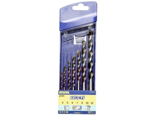 Irwin Cordless Universal Borsæt 4-12Mm til Træ, Mursten og Plastik