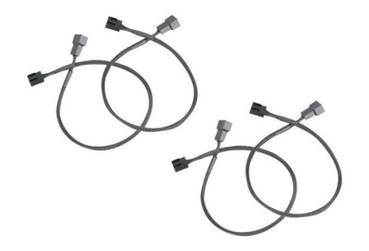 Akasa - fan power extension cable - 4 pin PWM to 4 pin PWM - 30 cm Akasa - fan power extension cable - 4 pin PWM to 4 pin PWM - 30 cm