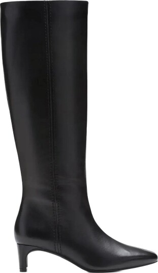 Clarks Edina Tall D - BLACK LEATHER - 35.5
