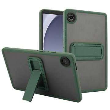 Samsung Galaxy Tab A9 Støtsikkert hybrid deksel med kickstand Grønn