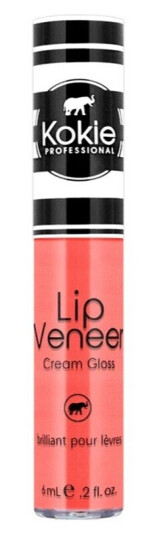Kokie Lip Veneer Cream Lip Gloss Just Peachy