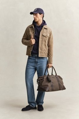 Gant Modern Premium Canvas Duffle Bag Faded Taupe