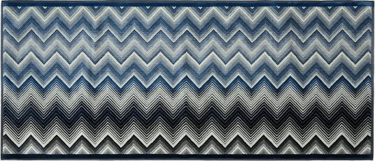 Missoni Home Marea Bath Mat   Blue   70X160