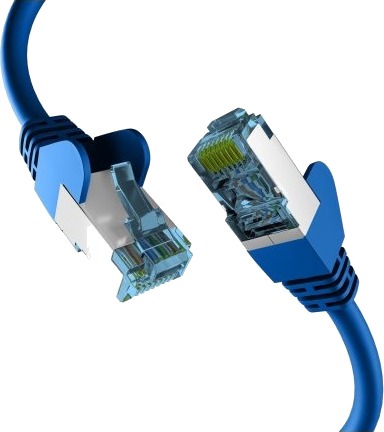 Efb-Elektronik Rj45 Patch Kabel Med Cat.7 Råkabel Raw Kabel Blå 2M S/Ftp Pimf Nettverkskabel Lan Dsl (Ec020200209)