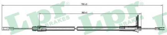 Bremsewire LPR C0434B Bremsewire LPR C0434B