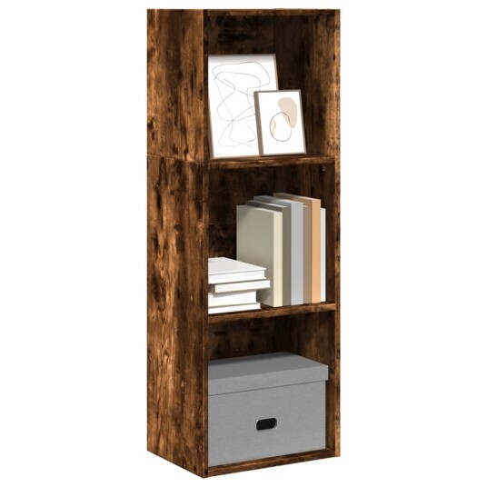 Bokhylle røkt eik 40x30x114 cm konstruert tre Bokhylle røkt eik 40x30x114 cm konstruert tre