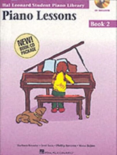 Piano Lessons Book 2 & Audio Av Hal Leonard Student Piano Library