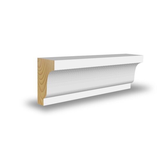 Combiwood Taklist Profilert Karnis Malt Furu 21x45x4400mm Bomull