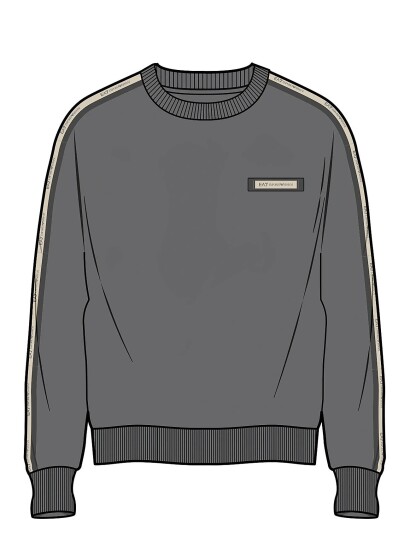 EA7 Sweatshirt Grey XXXL EA7 Sweatshirt Grey XXXL