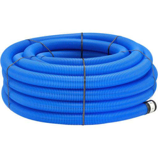 Uponor 50 Meter Pedreneringsrør 92/80mm Blå