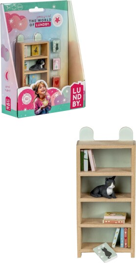 Lundby Dukkehustilbehør Bokhylle