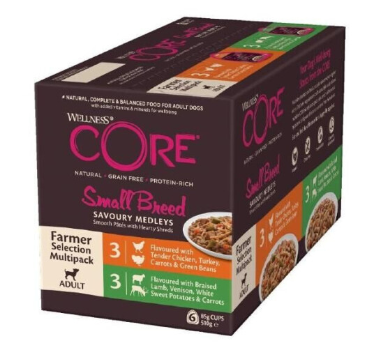 Core Savoury Medleys Farmer Selection Multipack Våtfôr Til Hund 6 X 85 G