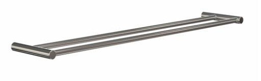 Frost Nova Dobbel håndklestang 600 mm, polert rustfritt stål Frost Nova Dobbel håndklestang 600 mm, polert rustfritt stål