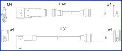 Tennplugg kabelsett HITACHI 134717