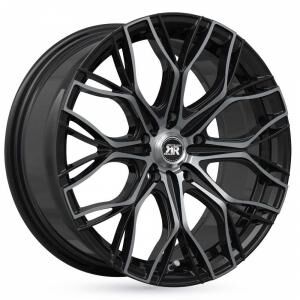 Racer Matrix Bright Black Machined Face 7.5x17 4x108 ET25 B65.1