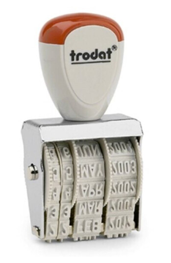 Trodat Classic 1020 Datostempel 35 X 5 Mm B X H Sølv