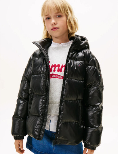 Tommy Hilfiger Essential Down Jacket Black 164 Tommy Hilfiger Essential Down Jacket Black 164
