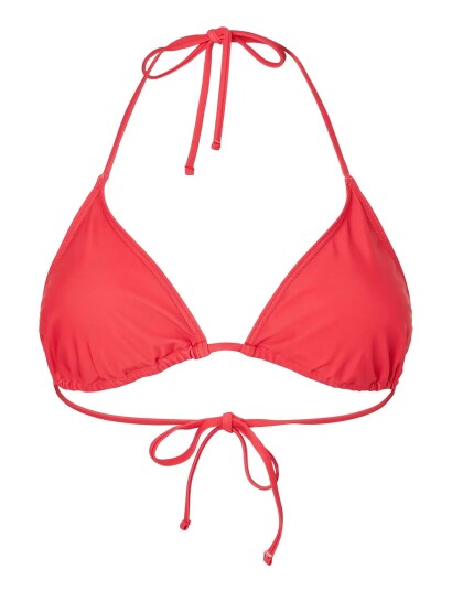 Pieces Pcbaomi Bikini Triangle Top Bc   Coral   XS
