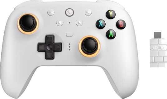 8bitdo Ultimate 2 He Tmr Trådløs Kontroller Hvit 8bitdo Ultimate 2 He Tmr Trådløs Kontroller Hvit