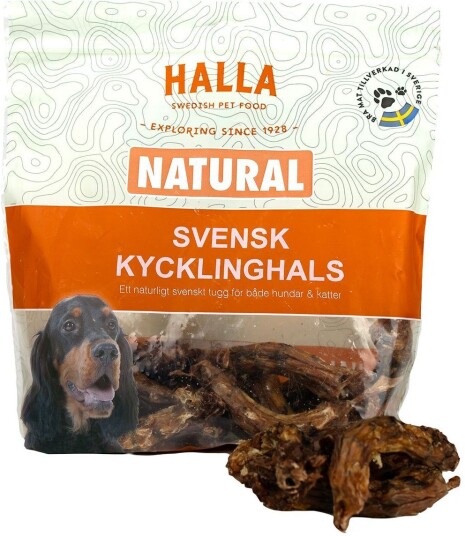 Halla Pet Food Halla Svensk Kyllinghals 180 G