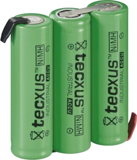 NiMH2 oppladbart 3 x AA-batteri med loddeører