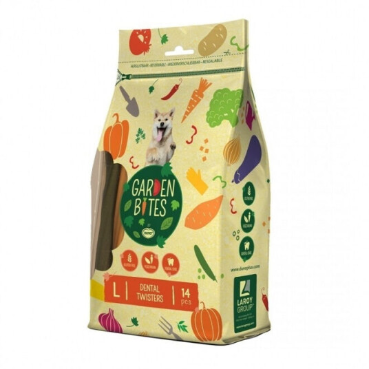 Garden Bites Dental Twisters Large 420 g - Tilleggsfôr til hund