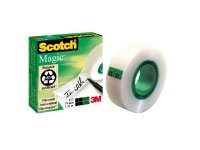 3M Scotch Magic, Gjennomsiktig, Bunte, Dekning, Merking, Emballasje/nedpakking, CE, 33 m, 12 mm 3M Scotch Magic, Gjennomsiktig, Bunte, Dekning, Merking, Emballasje/nedpakking, CE, 33 m, 12 mm