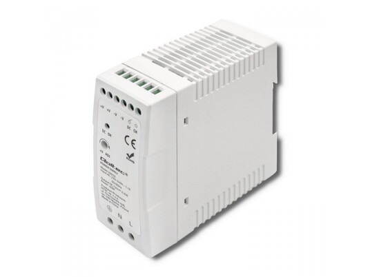 Qoltec Din-Skinne Strømforsyning | 40W | 12V | 3.33A | Hvit | Slank