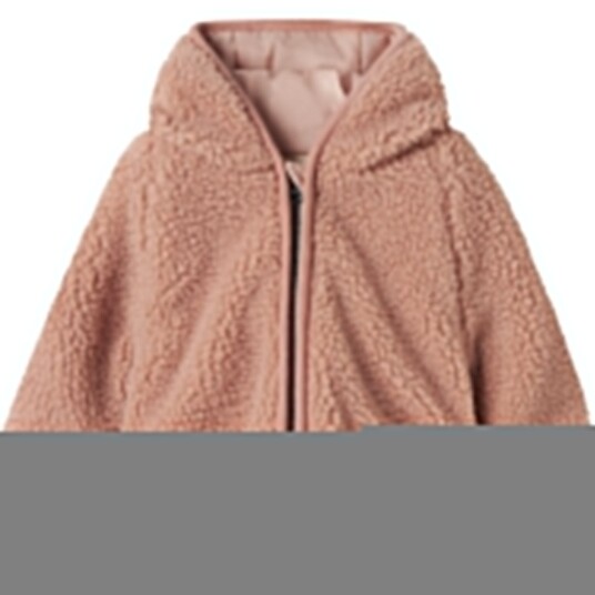 Lil"Atelier Misty Rose Nbnnalo Sherpa Jkt Solid Lil 56 Lil"Atelier Misty Rose Nbnnalo Sherpa Jkt Solid Lil 56