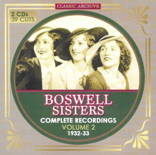 Boswell Sisters Complete Recordings 2 193233 CD