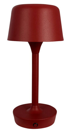 Dyberg Larsen Flow Bordlampe Mørk Rød