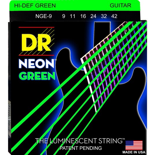 Dr Strings Nge9 Neon Grønn (009-042) Lite