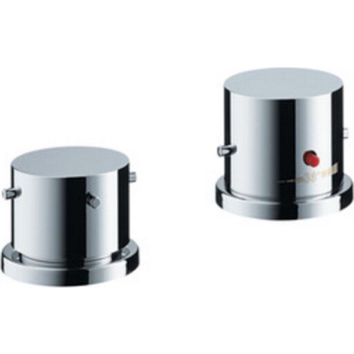 Axor Starck 2-hulls Badekartermostat For karkant, Krom Axor Starck 2-hulls Badekartermostat For karkant, Krom