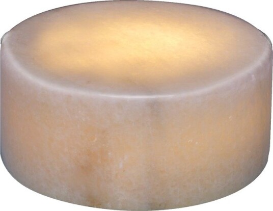 Marble hvit bordlampe batteridrevet m/timer Small