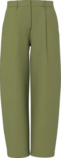 Pieces Pcbosella Mw Barrel Pant Noos Bc Khaki green XS