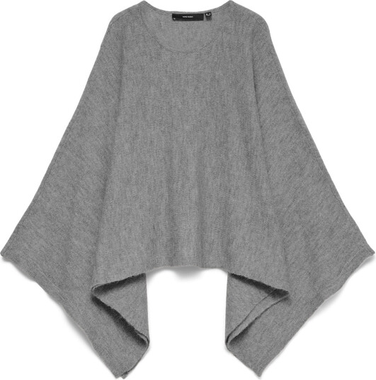 Vero Moda Vmisla Ls O Neck Cape Grey S/M